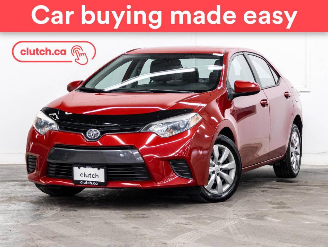 Used 2016 Toyota Corolla LE w/ Heated Front Seats, Rearview Cam, Bluetooth for sale in Toronto, ON