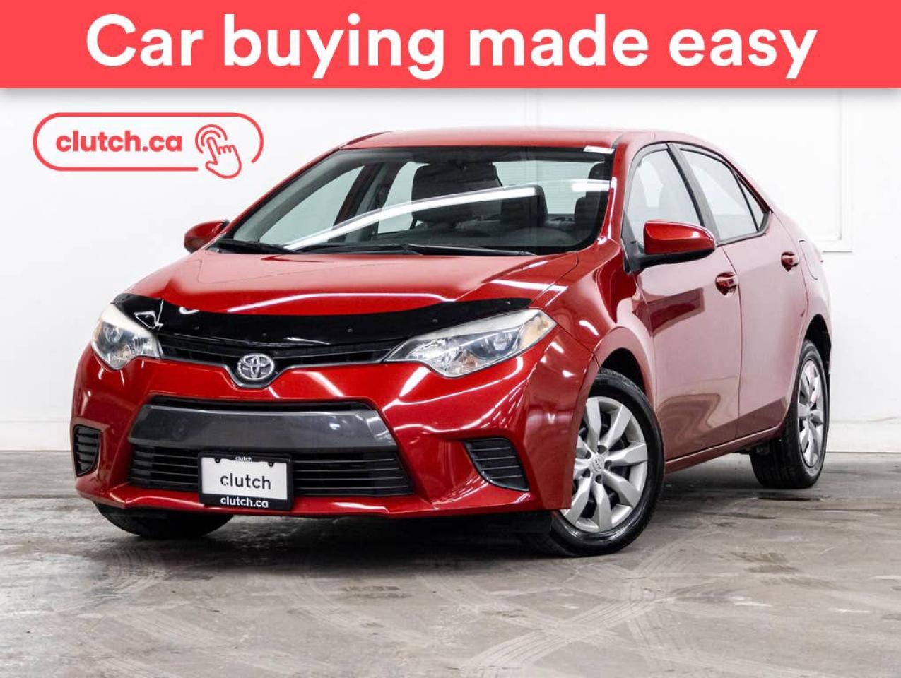 Used 2016 Toyota Corolla LE w/ Heated Front Seats, Rearview Cam, Bluetooth for sale in Toronto, ON
