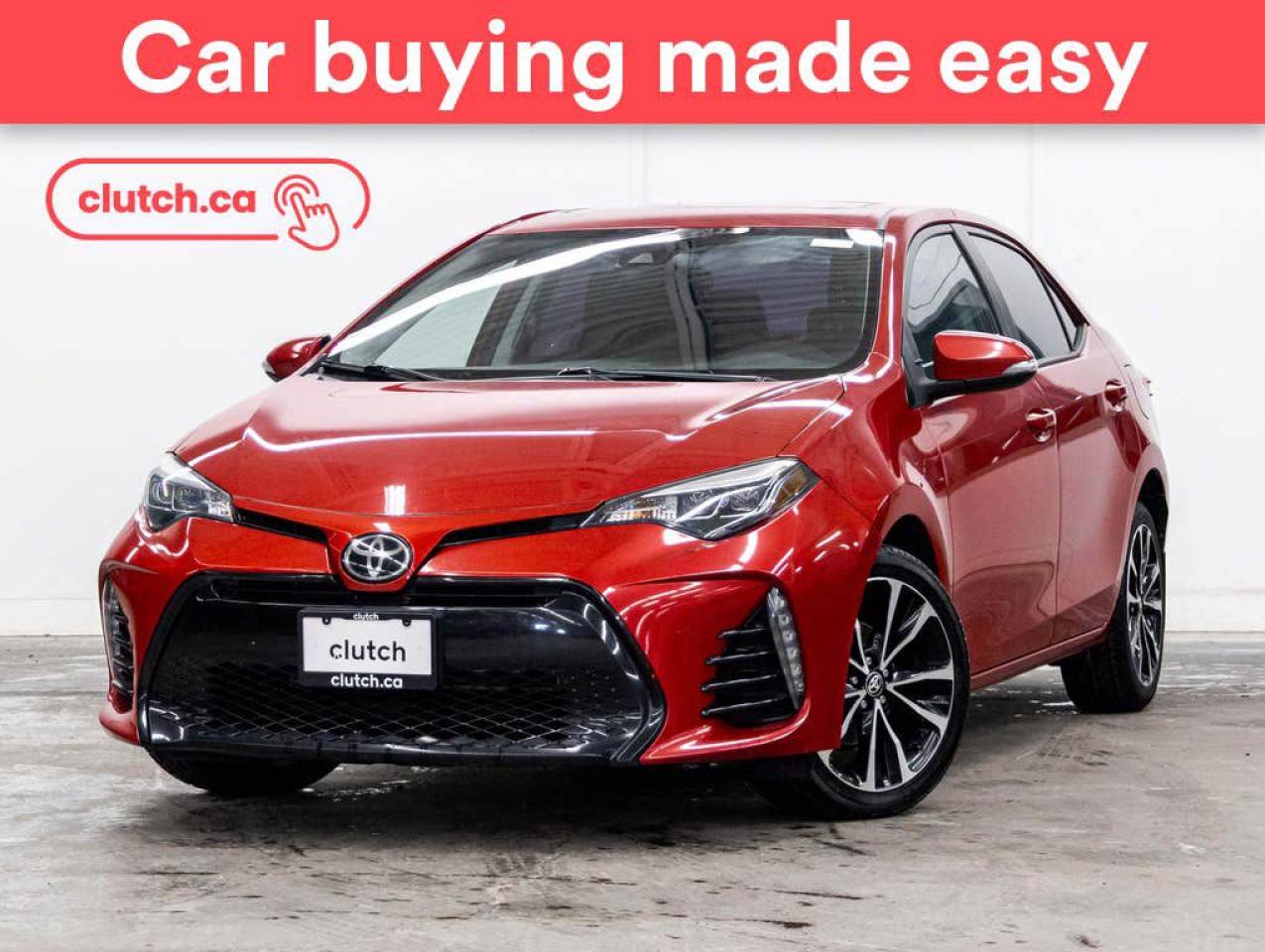 Used 2017 Toyota Corolla SE w/ Upgrade Pkg w/ Front Heated Seats, Rearview Cam, Climate Control for sale in Toronto, ON