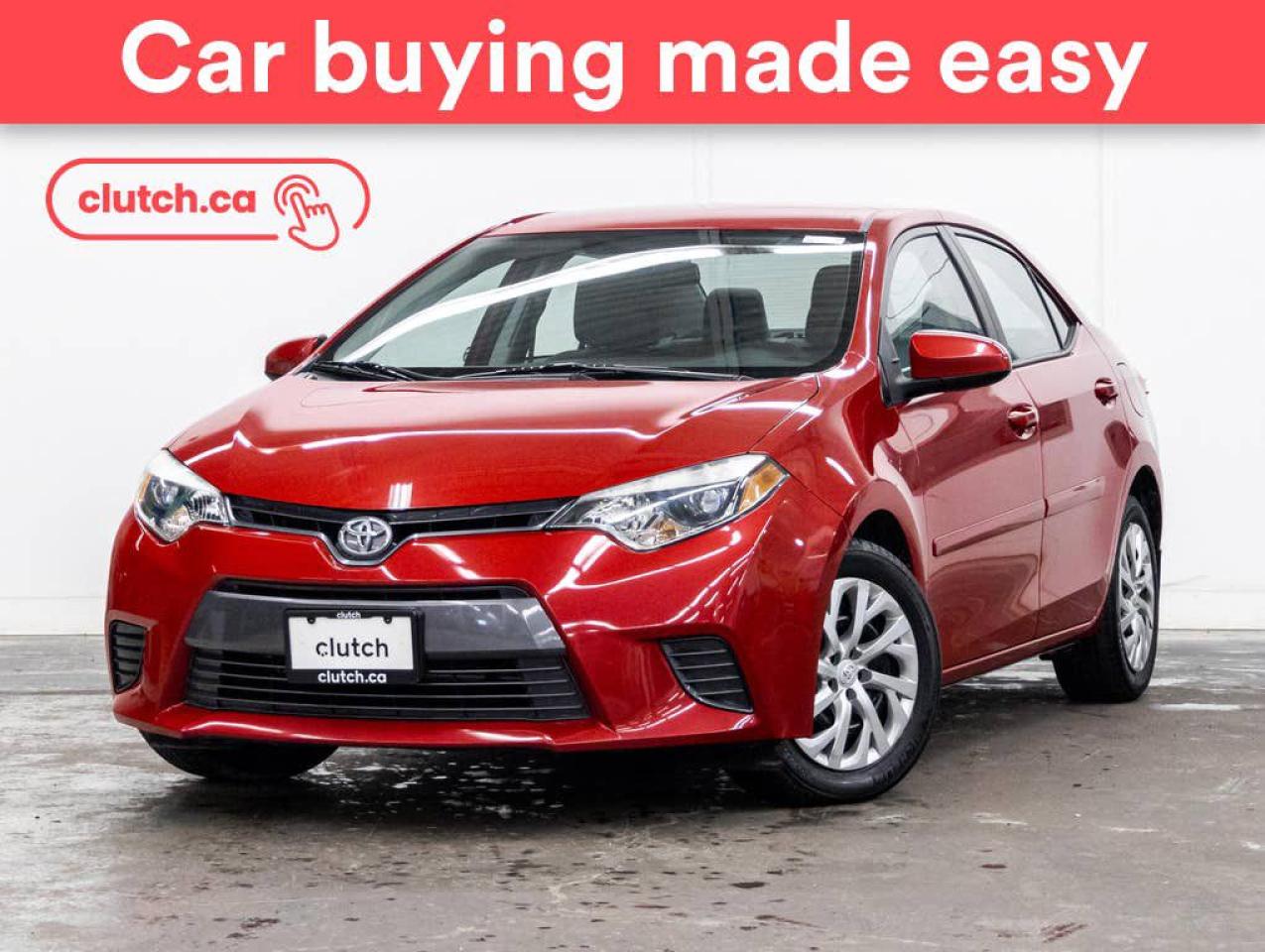 Used 2016 Toyota Corolla LE w/ Front Heated Seats, Rearview Cam, Climate Control for sale in Toronto, ON