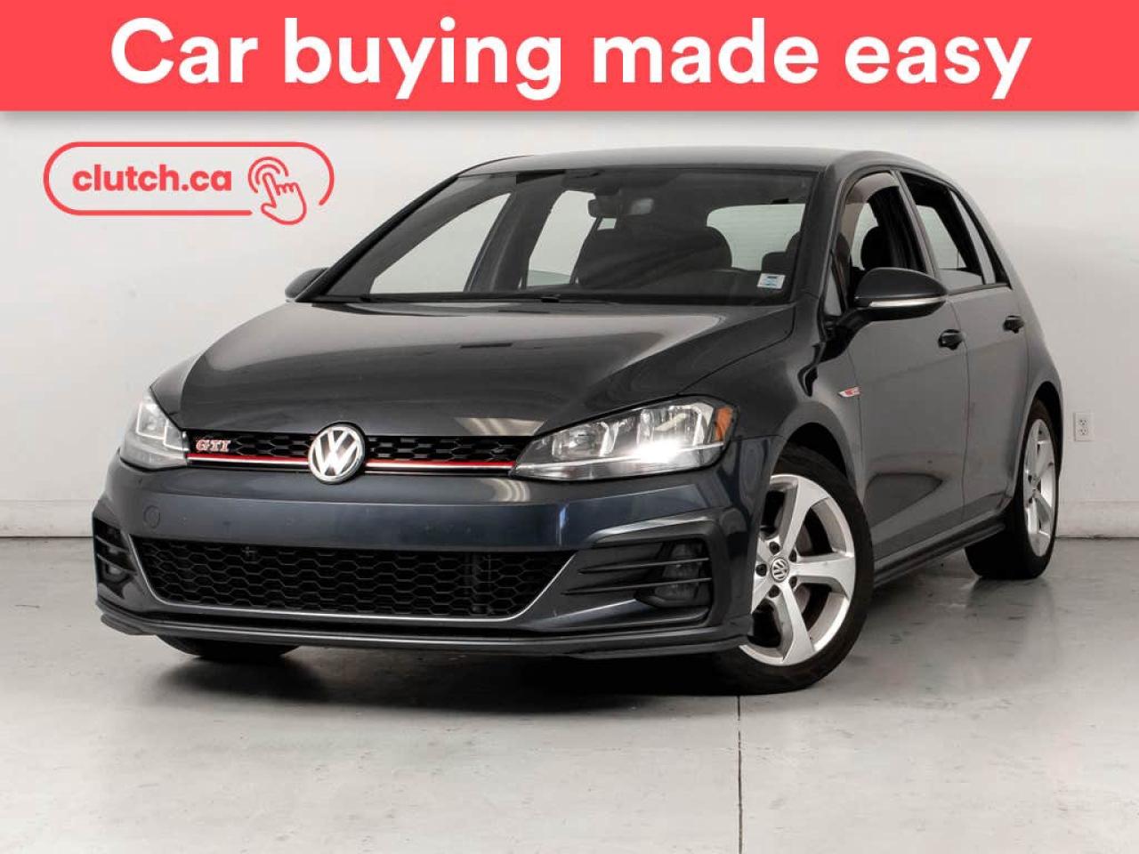 Used 2019 Volkswagen Golf GTI 5-Door w/ Sunroof, Rear View Cam, Apple CarPlay for sale in Bedford, NS