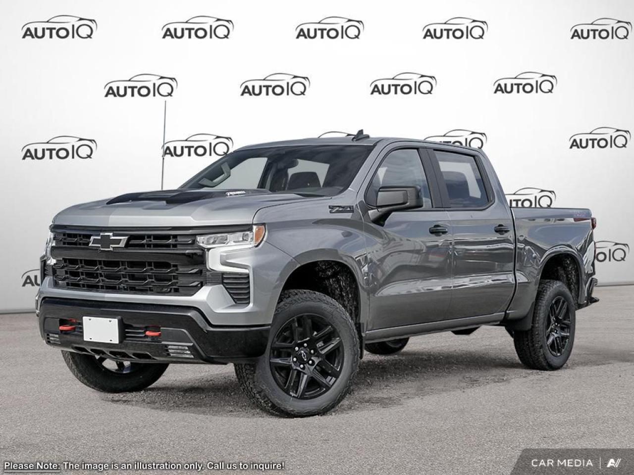 New 2025 Chevrolet Silverado 1500 LT Trail Boss |ALL-WEATHER FLOOR LINERS, Z71 (DEALER INSTALLED)|FRONT BUCKET SEATS|GVWR: 3,221 KG (7,100 LB)|REAR AXLE, 3.23 RATIO|5.3L ECOTEC3 V8 ENG|10-SPD|DARK ESSENTIALS PKG (DEALER INSTALLED)|MULTI-FLEX TAILGA for sale in Tillsonburg, ON