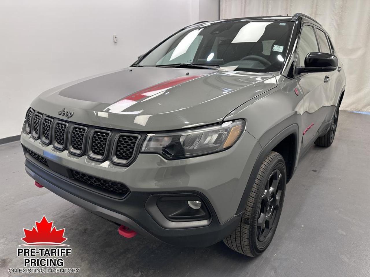 Used 2024 Jeep Compass Trailhawk Trail Rated 4x4 - Heated Seats & Steering Wheel - Remote Start - Apple Car Play/Android Auto for sale in Lethbridge, AB