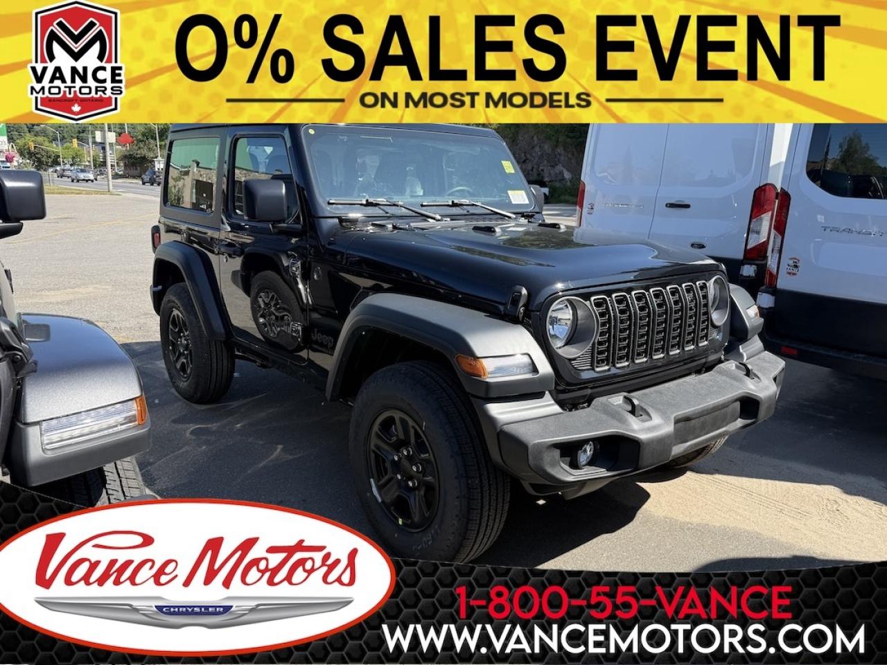 New 2025 Jeep Wrangler Sport 4X4 for sale in Bancroft, ON