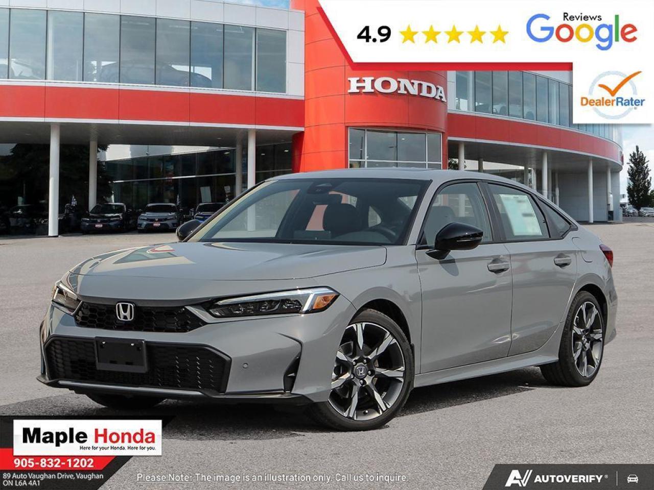 New 2026 Honda Civic Sedan CIVIC 4D SPT TOUR HY for sale in Vaughan, ON