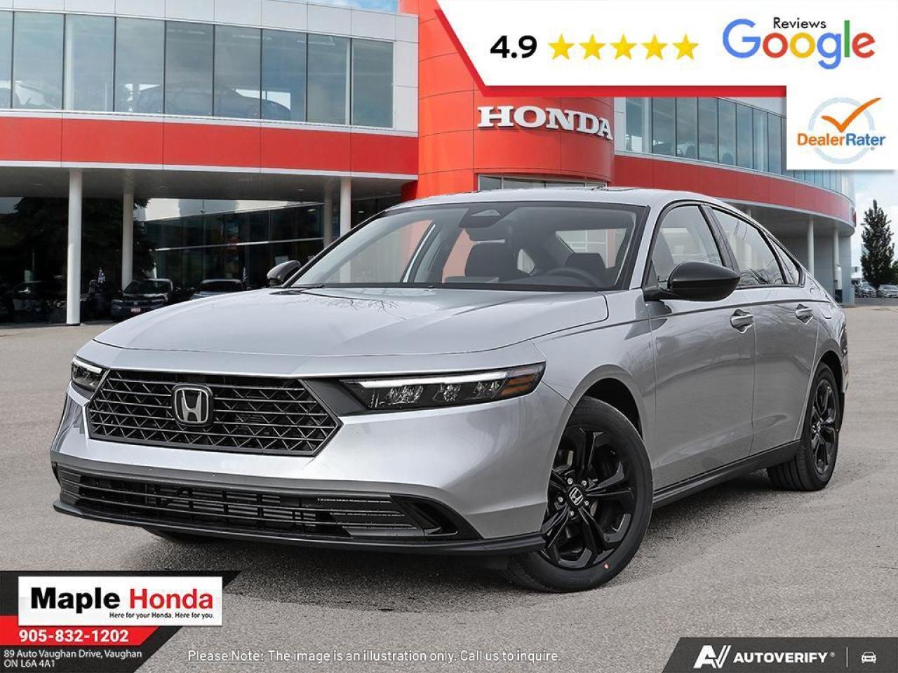 New 2025 Honda Accord Sedan 4DR SDN CVT SE for sale in Vaughan, ON