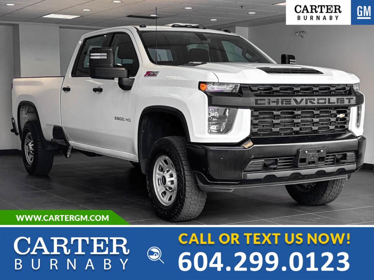 Used 2021 Chevrolet Silverado 3500HD 4WD | 6.6L V8 engine/SINGLE REAR WHEELS for sale in Burnaby, BC