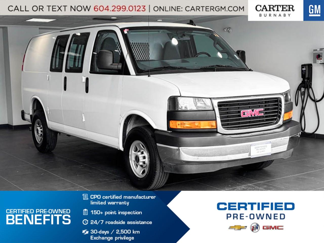 Used 2022 GMC Savana Cargo Van RWD | TOW & HAUL MODE/WIFI CAPABLE/HILL ASSIST for sale in Burnaby, BC
