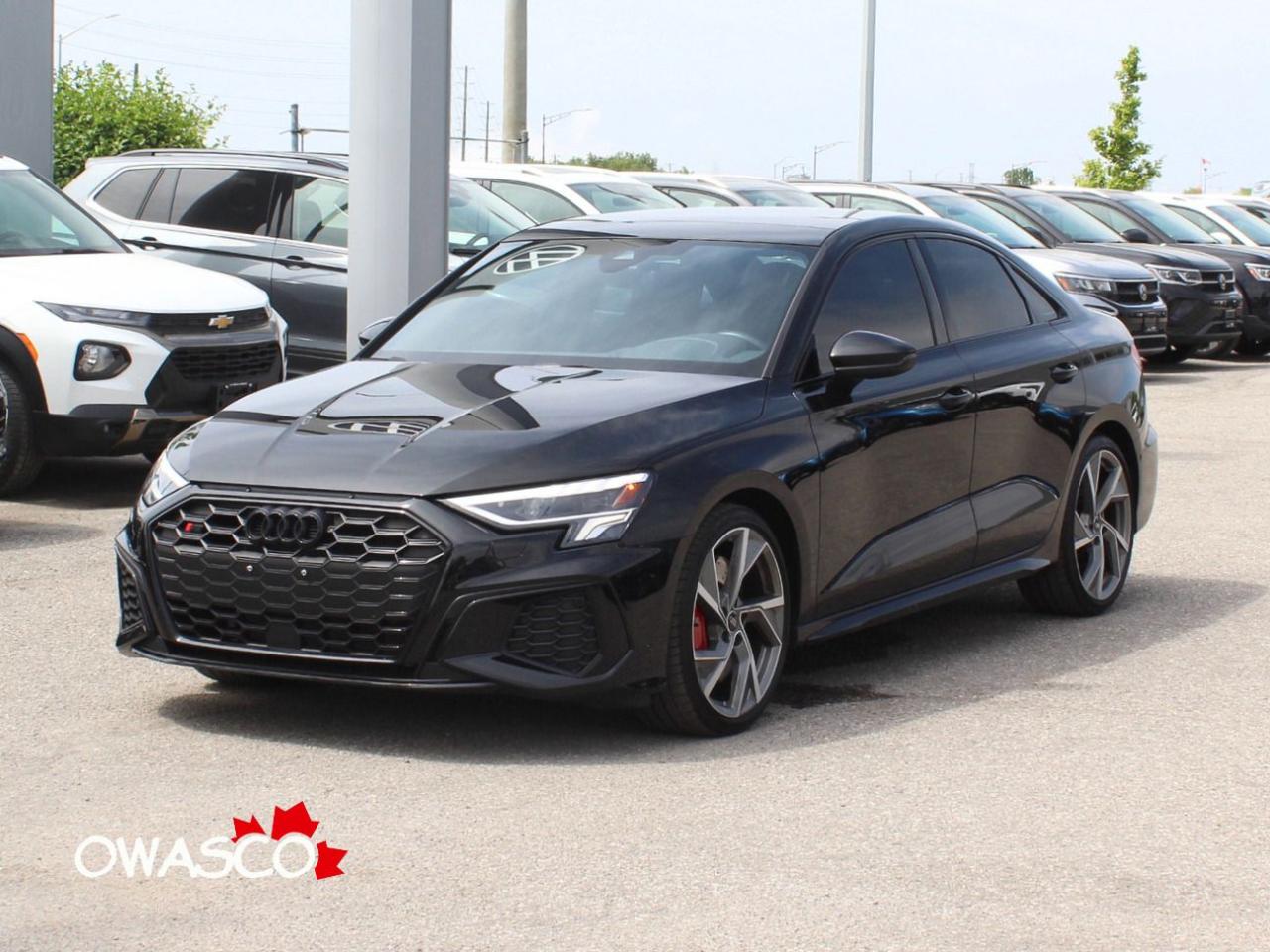 Used 2024 Audi S3 Sedan 2.0T Technik! What a RIDE! Leather! Sunroof! for sale in Whitby, ON