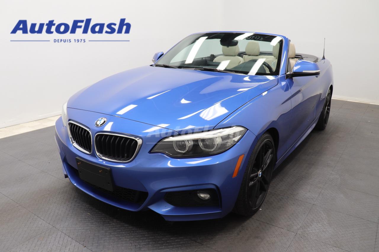 Used 2018 BMW 2 Series DECAPOTABLE, CAMERA, BLUETOOTH, SIEGES CHAUFF for sale in Saint-Hubert, QC