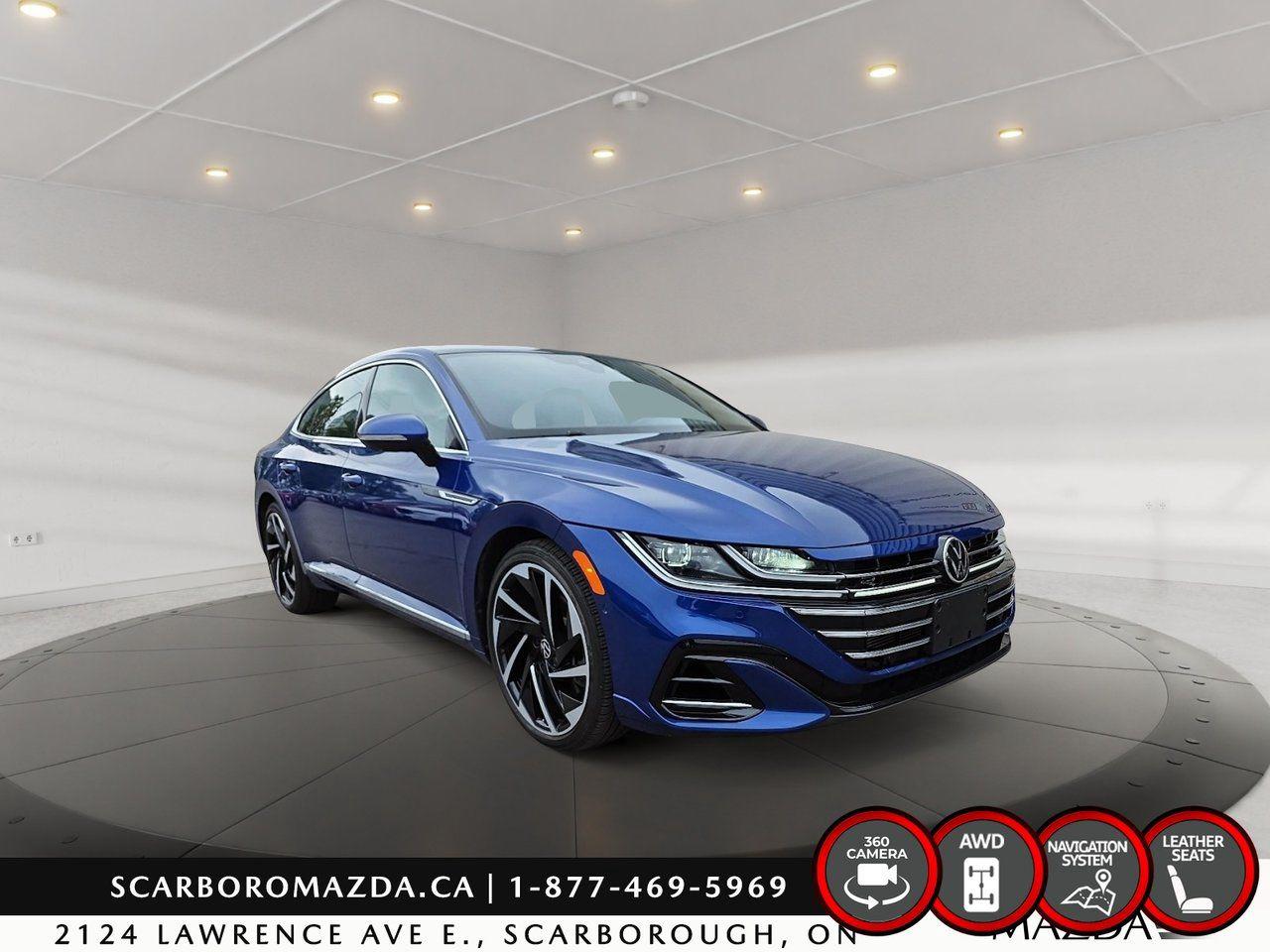 Used 2021 Volkswagen Arteon AWD|R-LINE|360CAMERA|NAV|LEATHER|CLEAN CARFAX for sale in Scarborough, ON
