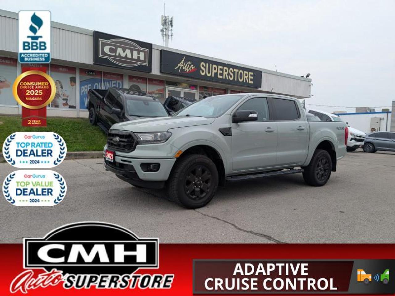 Used 2021 Ford Ranger Lariat  **TECH + BLACK APP. PKG** for sale in St. Catharines, ON