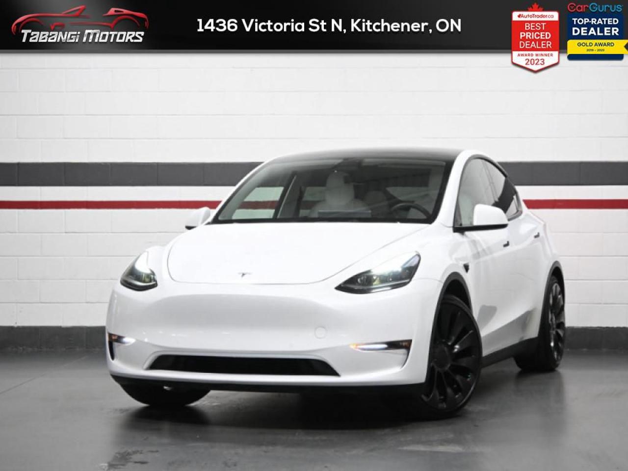 Used 2022 Tesla Model Y Performance  No Accident White Leather Dual Motor Autopilot Navigation Glass Roof for sale in Mississauga, ON