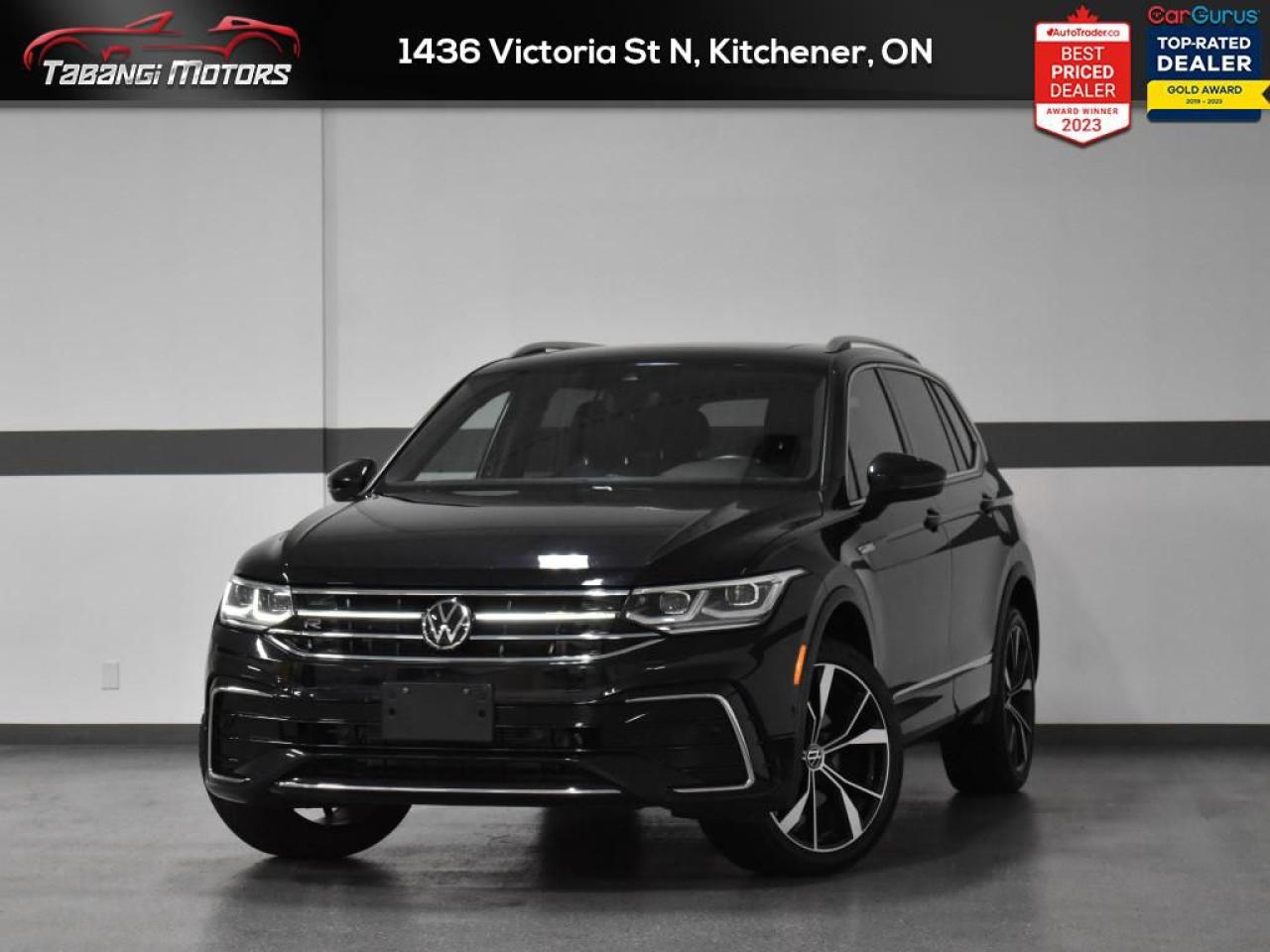 Used 2022 Volkswagen Tiguan Highline R-Line  R-Line Leather Ambient Light Fender Cooled Seats 360CAM Navigation Panoramic Roof Remote Start for sale in Mississauga, ON