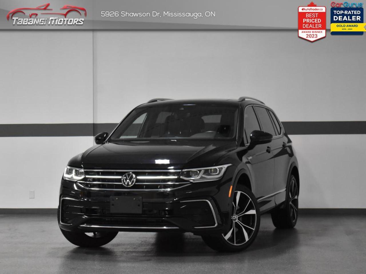 Used 2022 Volkswagen Tiguan Highline R-Line  Leather Ambient Light Fender Cooled Seats 360CAM Navigation Panoramic Roof Remote Start for sale in Mississauga, ON