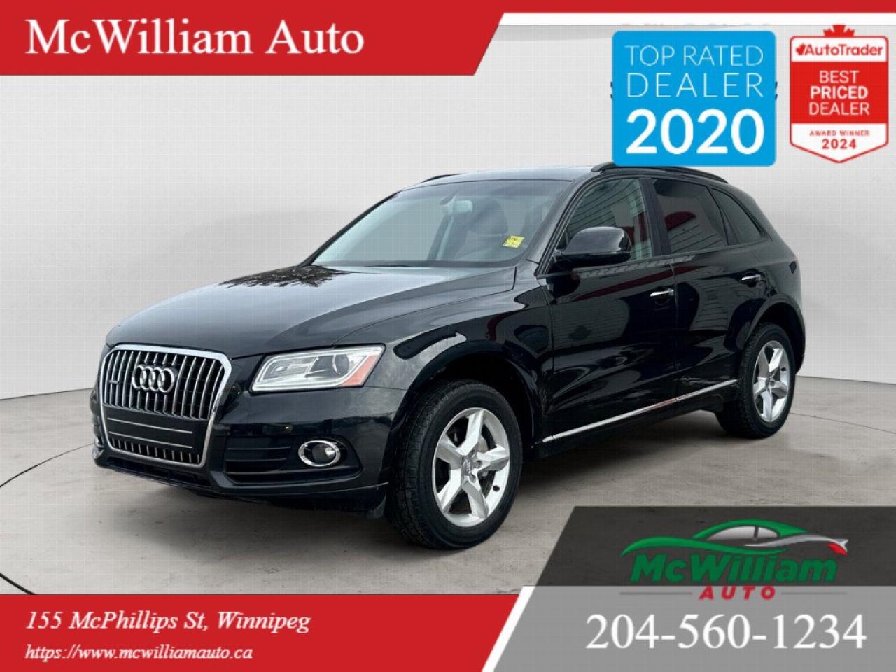 Used 2017 Audi Q5 2.0T Premium Quattro| ZERO ACCIDENTS | PANO ROOF | KEYLESS ENTRY | for sale in Winnipeg, MB