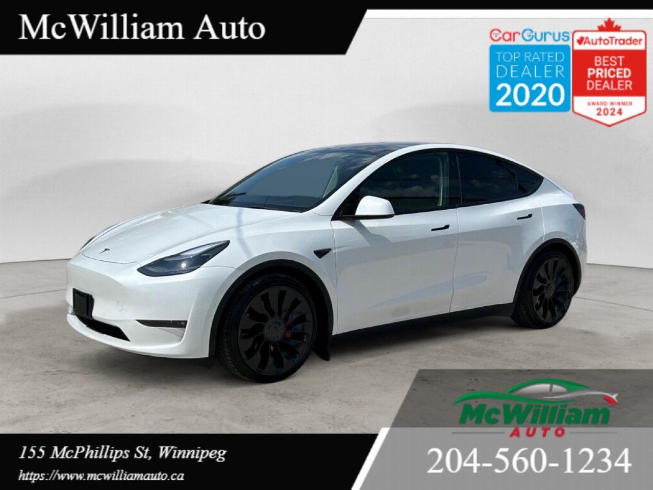 Used 2022 Tesla Model Y Performance 4dr All-Wheel Drive Sport Utility Automatic for sale in Winnipeg, MB
