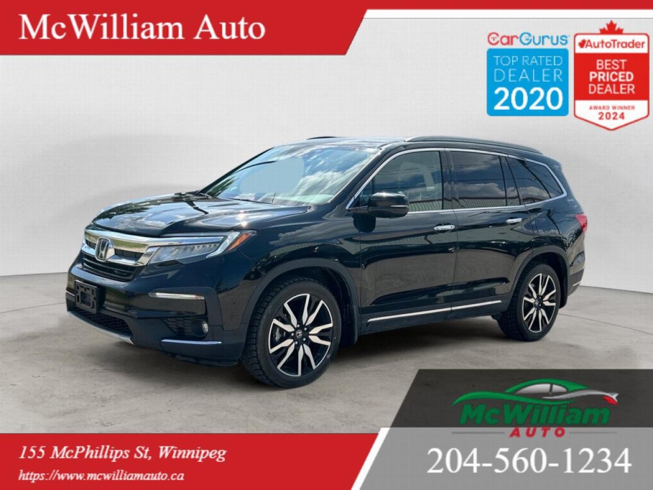 Used 2019 Honda Pilot Touring |HTD & A/C SEATS|SUNROOF|REMOTE START| for sale in Winnipeg, MB