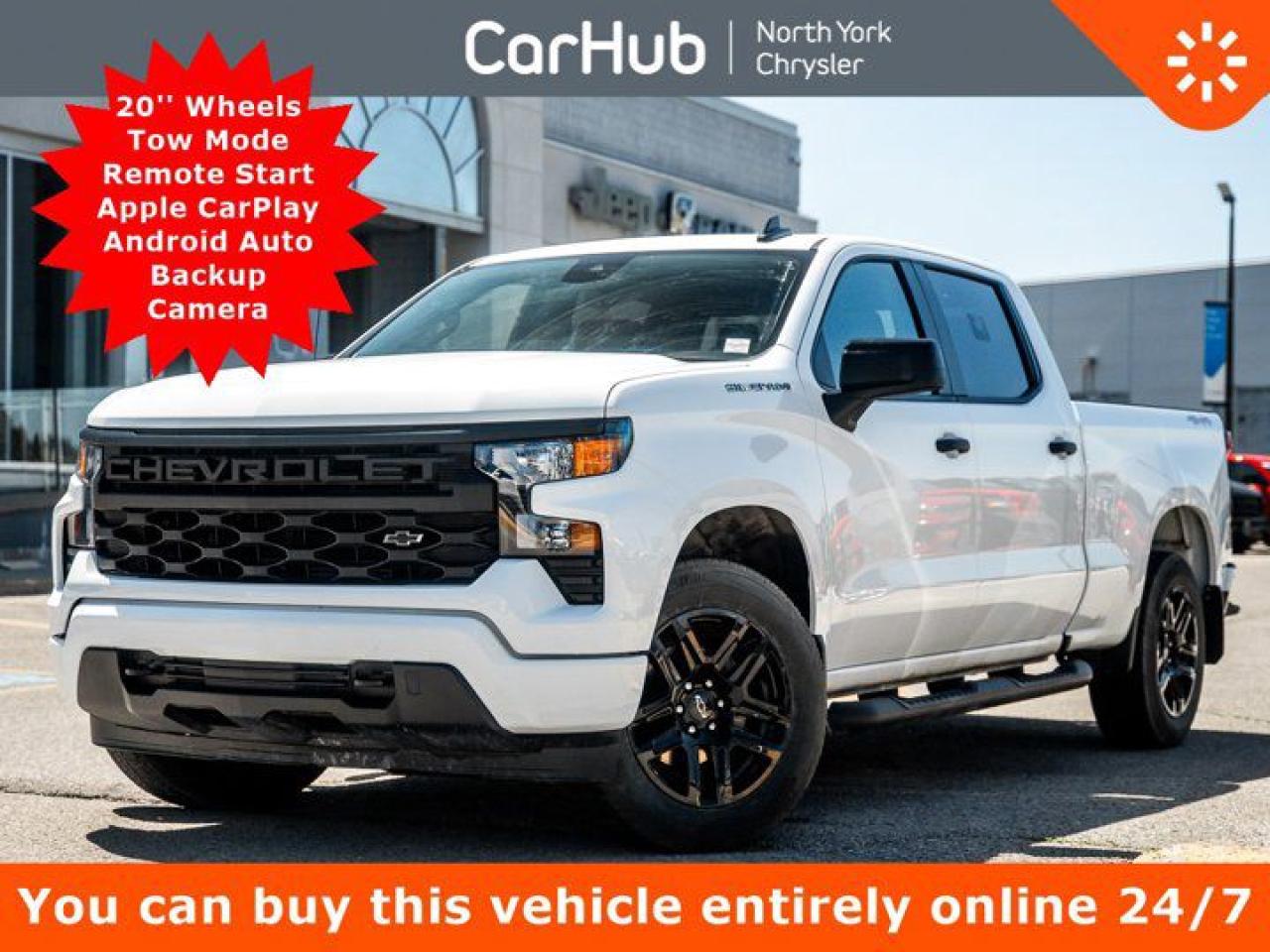 Used 2023 Chevrolet Silverado 1500 Custom 157'' 20'' Wheels Tow Mode Remote Start for sale in Thornhill, ON