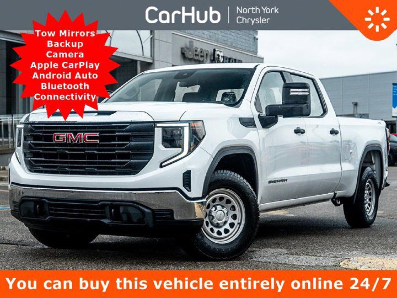 Used 2022 GMC Sierra 1500 Pro 157'' Tow Mirrors Backup Cam Apple CarPlay Android Auto for sale in Thornhill, ON