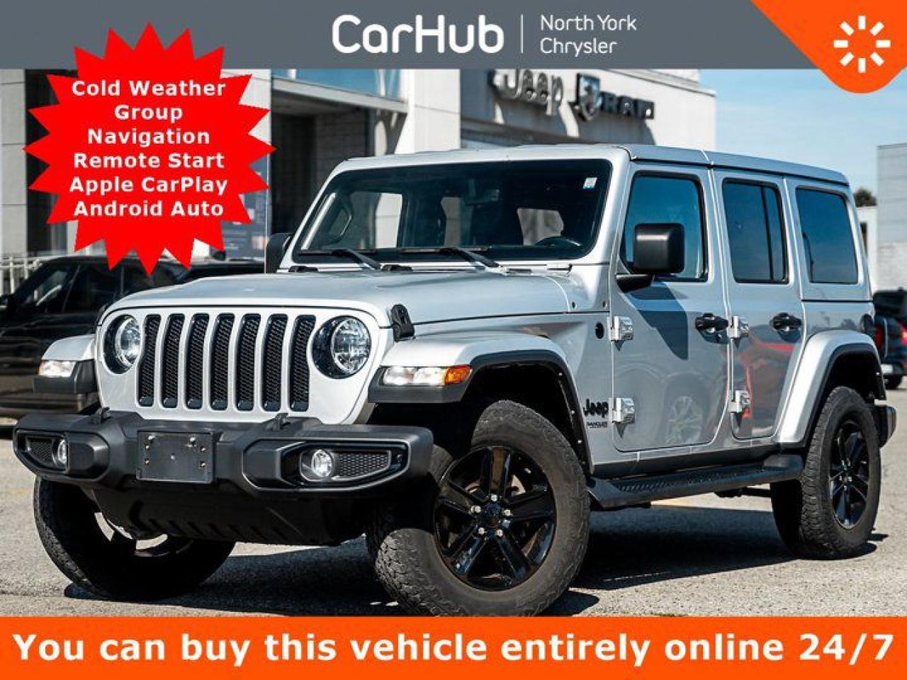 Used 2022 Jeep Wrangler Unlimited Sahara Altitude 4X4 Cold Weather Group Navi Remote Start for sale in Thornhill, ON