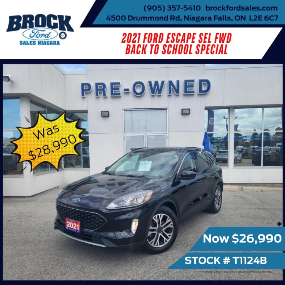 Used 2021 Ford Escape SEL FWD for sale in Niagara Falls, ON