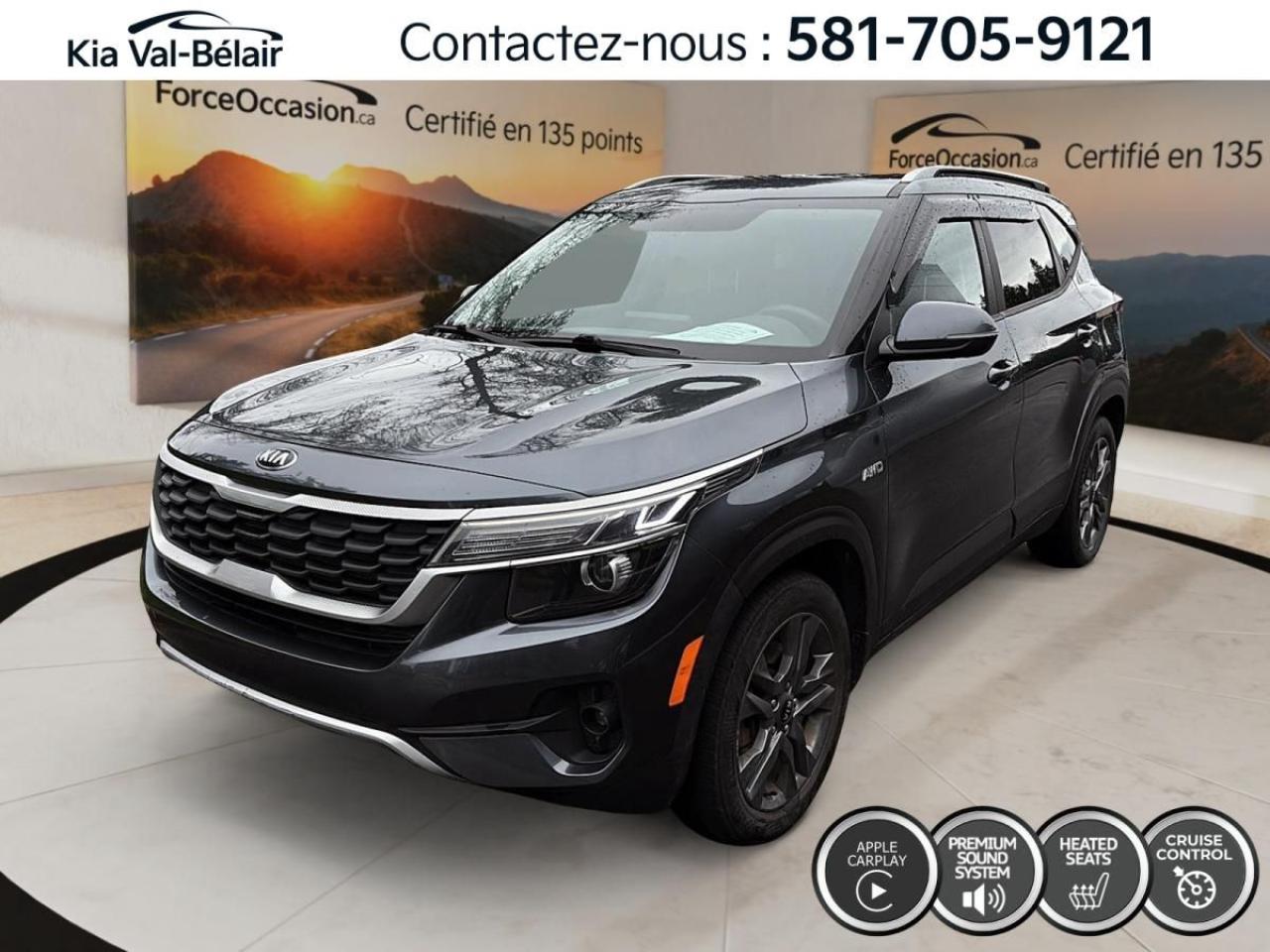 Used 2021 Kia Seltos LX * AWD * CRUISE * CARPLAY * A/C * SEIGE CHAUFF for sale in Québec, QC