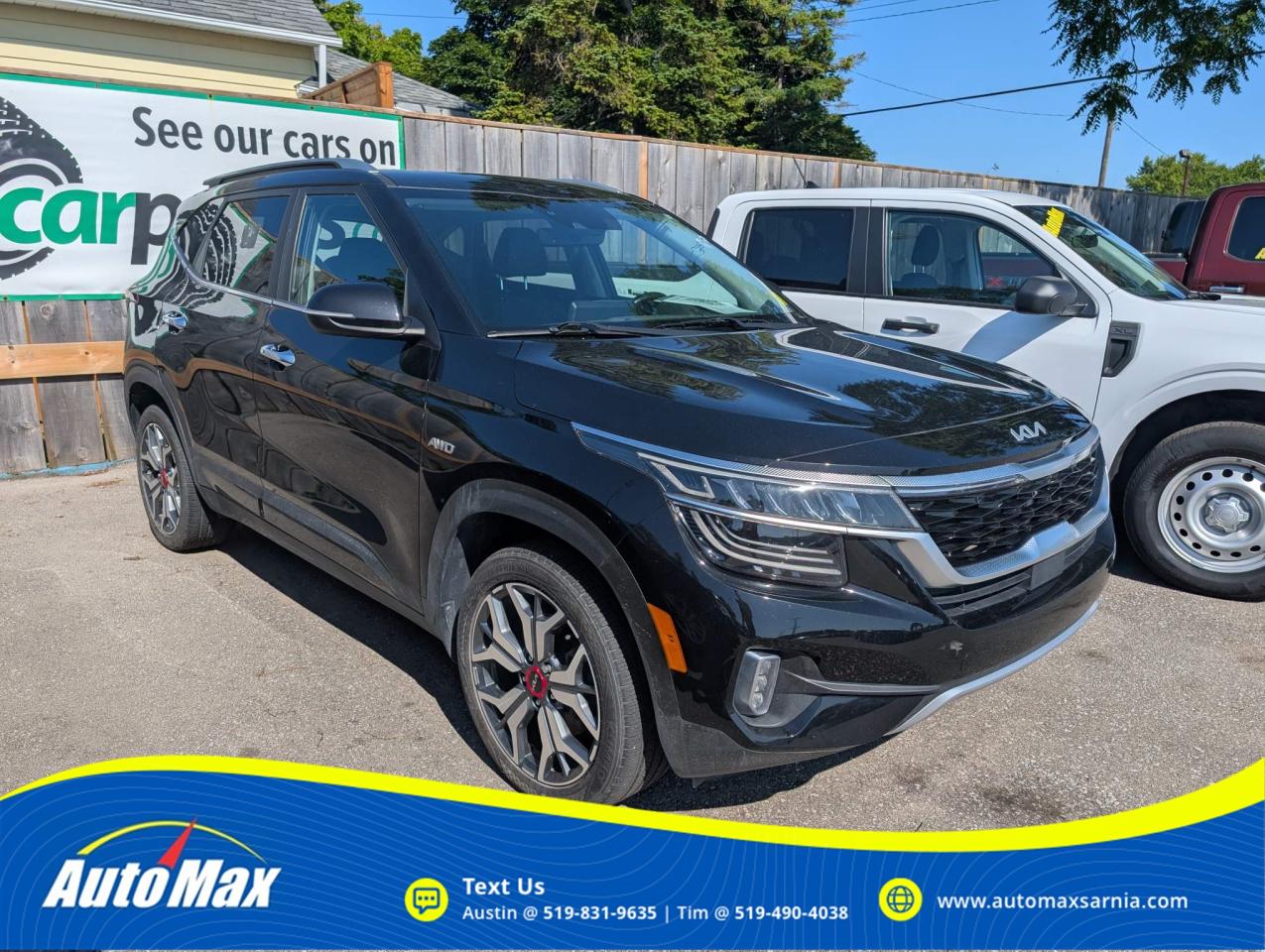 Used 2022 Kia Seltos SX Turbo w/Black Interior for sale in Sarnia, ON