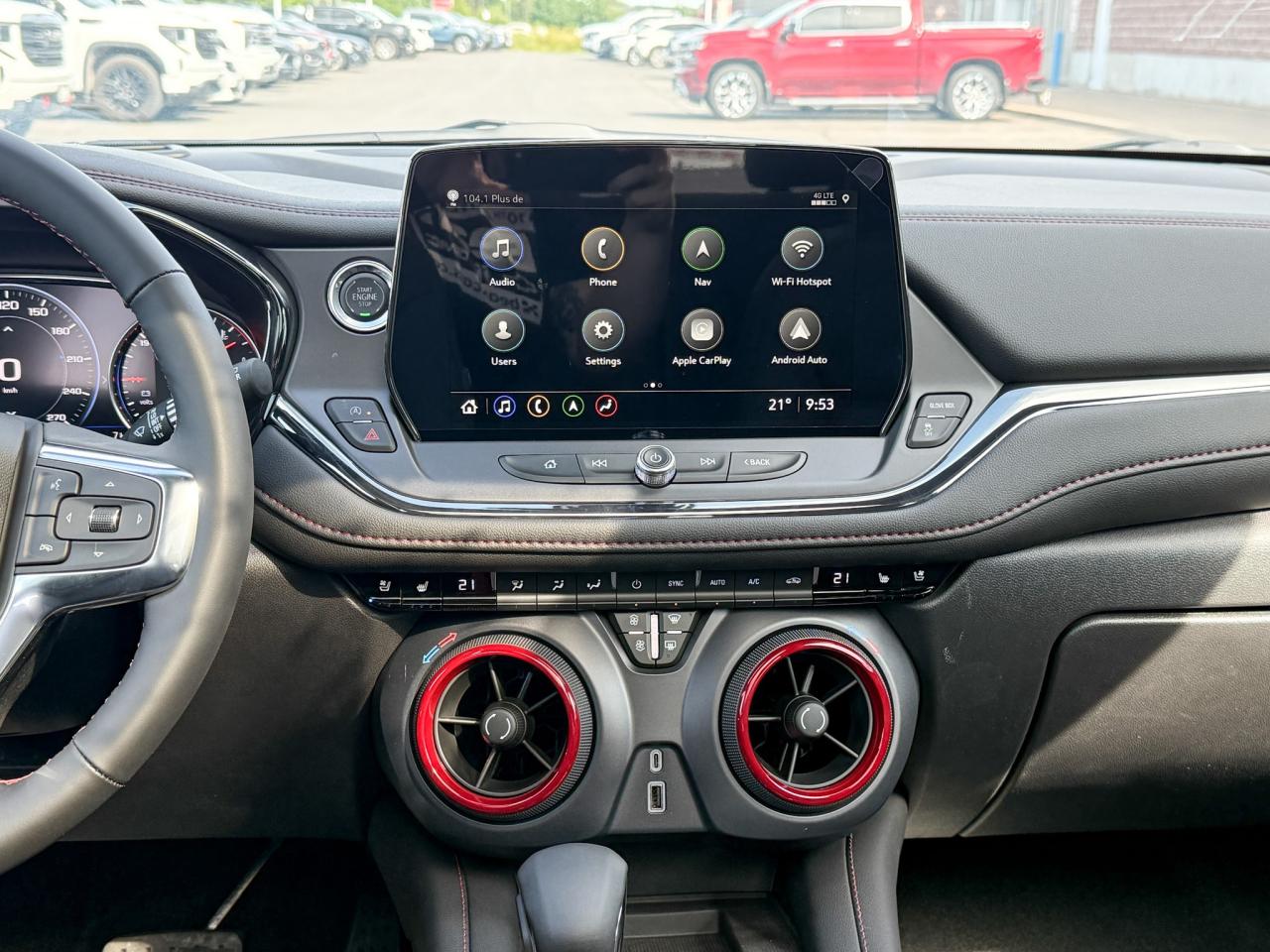 2025 Chevrolet Blazer RS 3.6L V6 WITH REMOTE START/ENTRY, HEATED/VENTILATED SEATS, HEATED STEERING WHEEL, SUNROOF, POWER LIFTGATE, HD SURROUND VISION, APPLE CARPLAY AND ANDROID AUTO Photo