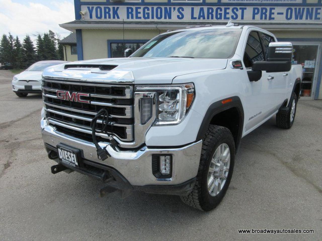 2023 GMC Sierra 2500 3/4 TON SLT-EDITION 5 PASSENGER 6.6L - DURAMAX.. 4X4.. CREW-CAB.. 6.6-BOX.. LEATHER.. HEATED SEATS & WHEEL.. POWER MIRRORS & SUNROOF..