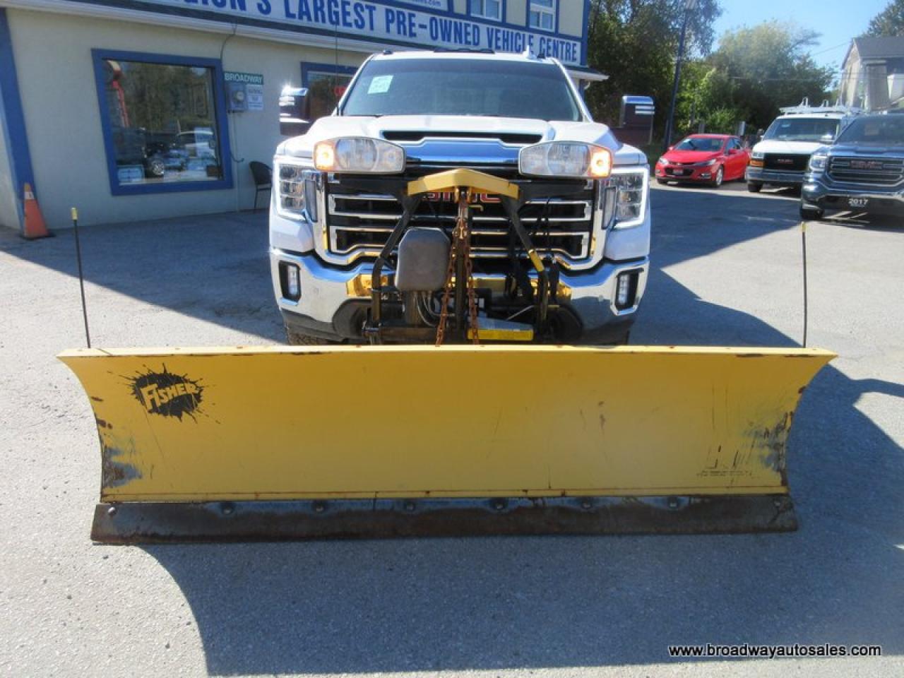 2023 GMC Sierra 2500 3/4 TON SLT-EDITION 5 PASSENGER 6.6L - DURAMAX.. 4X4.. CREW-CAB.. 6.6-BOX.. FISHER-STRAIGHT-PLOW.. LEATHER.. HEATED SEATS & WHEEL.. POWER MIRRORS.. Photo3