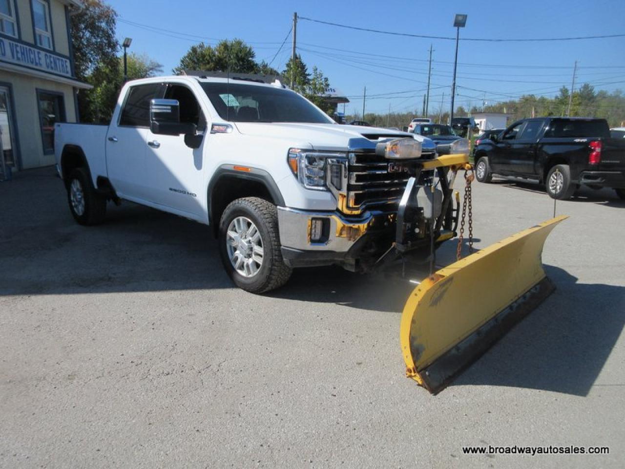 2023 GMC Sierra 2500 3/4 TON SLT-EDITION 5 PASSENGER 6.6L - DURAMAX.. 4X4.. CREW-CAB.. 6.6-BOX.. FISHER-STRAIGHT-PLOW.. LEATHER.. HEATED SEATS & WHEEL.. POWER MIRRORS.. Photo4