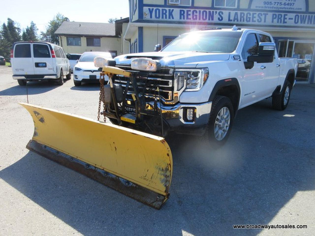 2023 GMC Sierra 2500 3/4 TON SLT-EDITION 5 PASSENGER 6.6L - DURAMAX.. 4X4.. CREW-CAB.. 6.6-BOX.. FISHER-STRAIGHT-PLOW.. LEATHER.. HEATED SEATS & WHEEL.. POWER MIRRORS.. Photo0