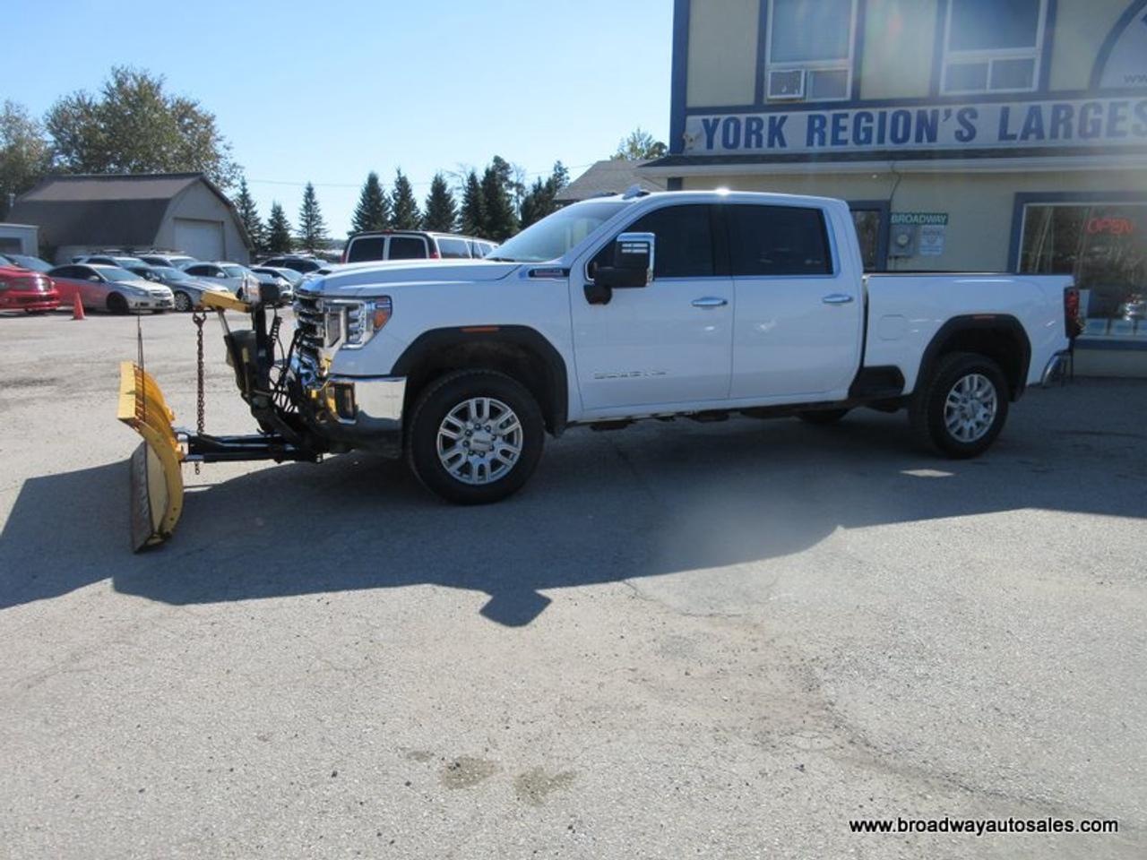 2023 GMC Sierra 2500 3/4 TON SLT-EDITION 5 PASSENGER 6.6L - DURAMAX.. 4X4.. CREW-CAB.. 6.6-BOX.. FISHER-STRAIGHT-PLOW.. LEATHER.. HEATED SEATS & WHEEL.. POWER MIRRORS.. Photo