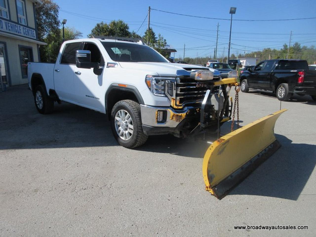 2023 GMC Sierra 2500 3/4 TON SLT-EDITION 5 PASSENGER 6.6L - DURAMAX.. 4X4.. CREW-CAB.. 6.6-BOX.. FISHER-STRAIGHT-PLOW.. LEATHER.. HEATED SEATS & WHEEL.. POWER MIRRORS.. Photo4