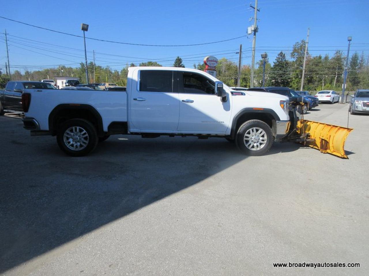2023 GMC Sierra 2500 3/4 TON SLT-EDITION 5 PASSENGER 6.6L - DURAMAX.. 4X4.. CREW-CAB.. 6.6-BOX.. FISHER-STRAIGHT-PLOW.. LEATHER.. HEATED SEATS & WHEEL.. POWER MIRRORS.. Photo
