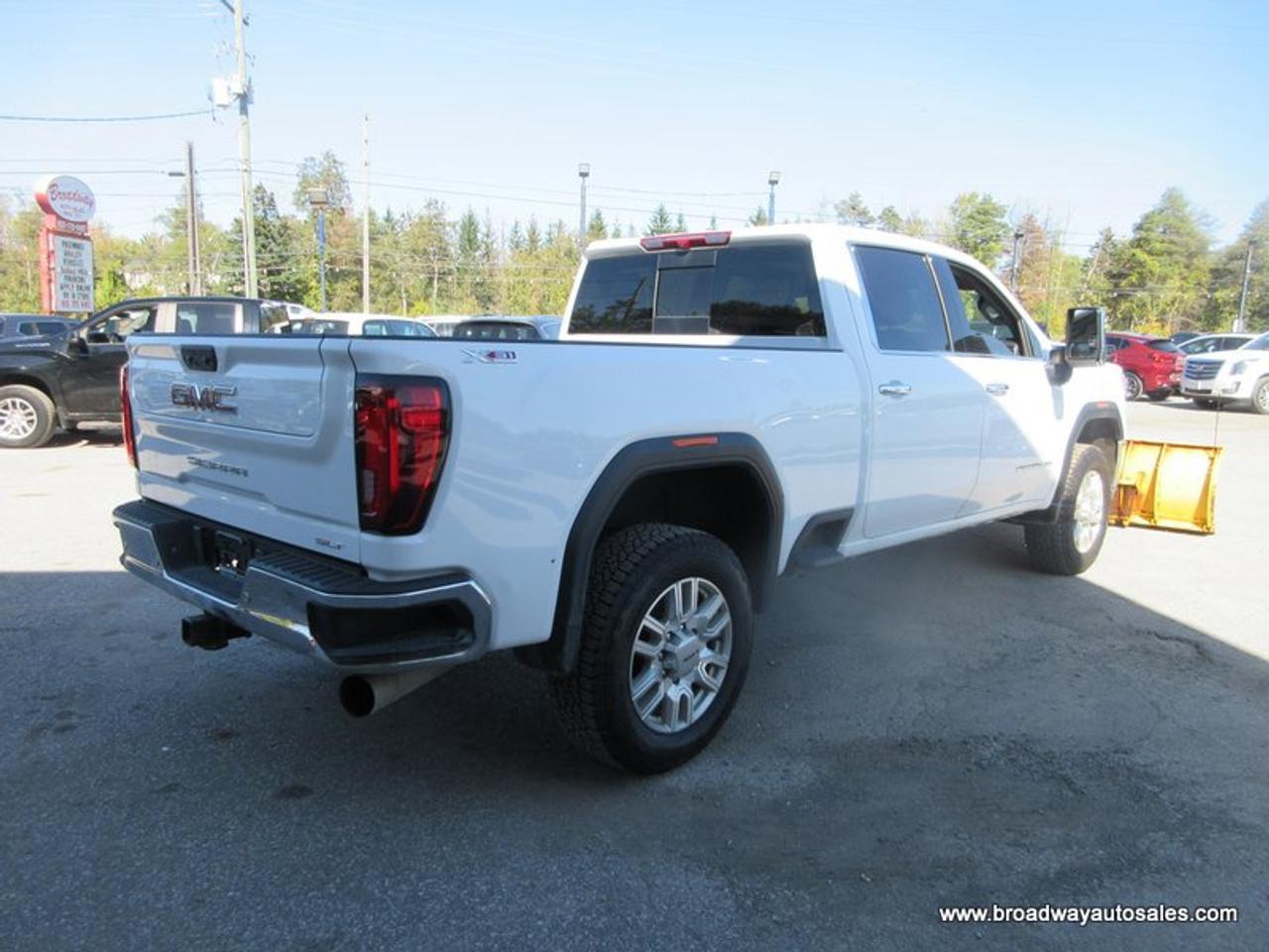 2023 GMC Sierra 2500 3/4 TON SLT-EDITION 5 PASSENGER 6.6L - DURAMAX.. 4X4.. CREW-CAB.. 6.6-BOX.. FISHER-STRAIGHT-PLOW.. LEATHER.. HEATED SEATS & WHEEL.. POWER MIRRORS.. Photo