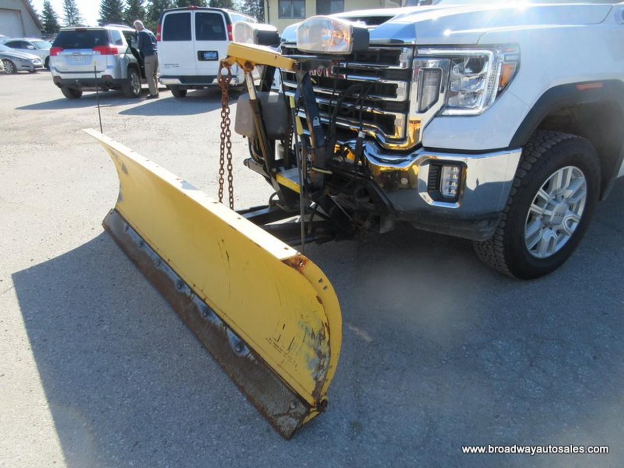 2023 GMC Sierra 2500 3/4 TON SLT-EDITION 5 PASSENGER 6.6L - DURAMAX.. 4X4.. CREW-CAB.. 6.6-BOX.. FISHER-STRAIGHT-PLOW.. LEATHER.. HEATED SEATS & WHEEL.. POWER MIRRORS.. Photo