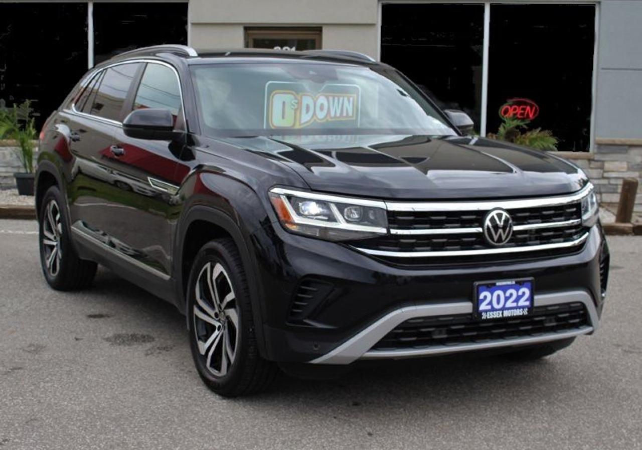 2022 Volkswagen Atlas Highline*AWD*Heated Leather*Moon Roof*CarPlay*Navi Photo2
