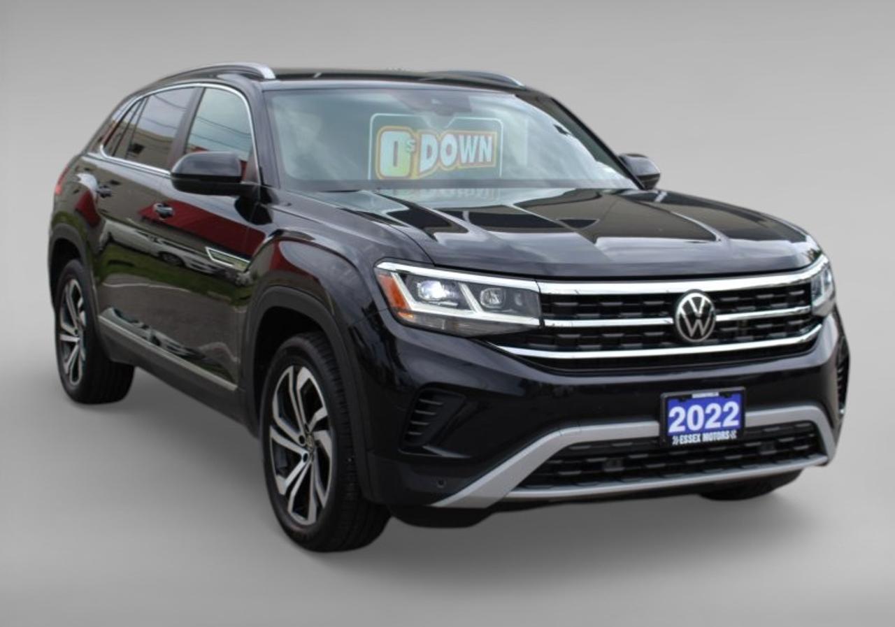 2022 Volkswagen Atlas Highline*AWD*Heated Leather*Moon Roof*CarPlay*Navi Photo