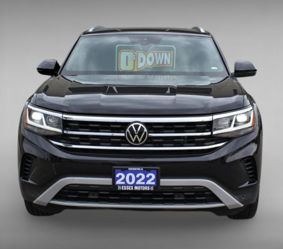 2022 Volkswagen Atlas Highline*AWD*Heated Leather*Moon Roof*CarPlay*Navi Photo