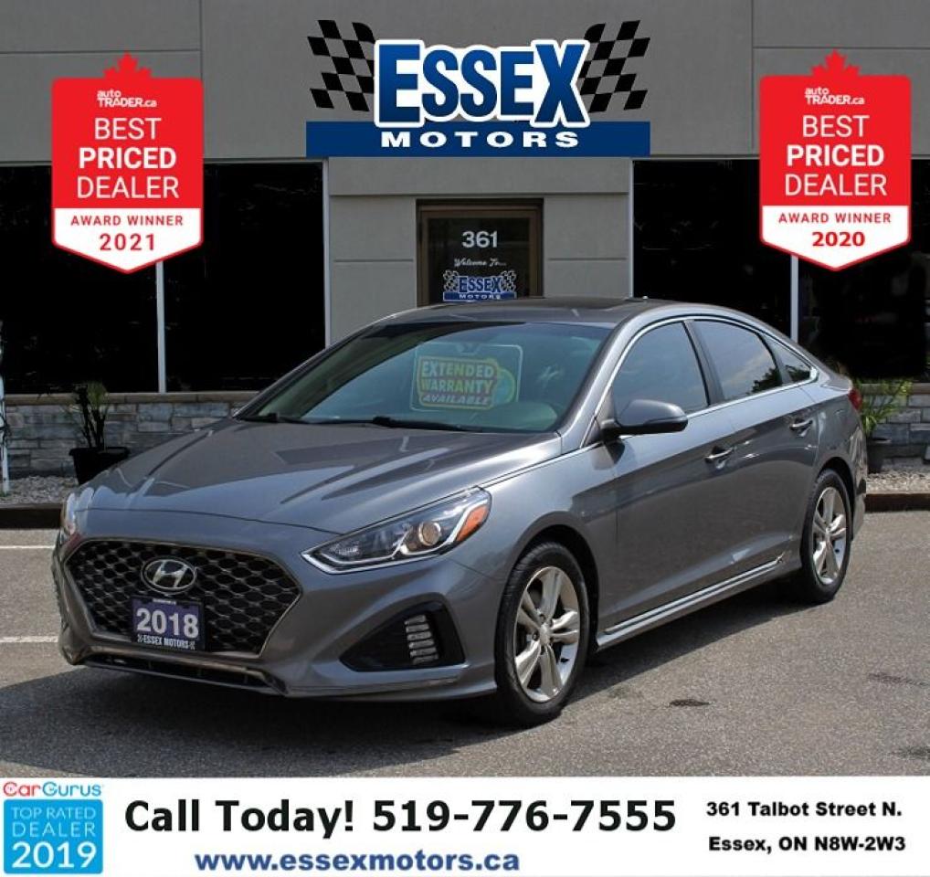 Used 2018 Hyundai Sonata Sport**Heated Leather*Sun Roof*CarPlay*Rear Cam for sale in Essex, ON