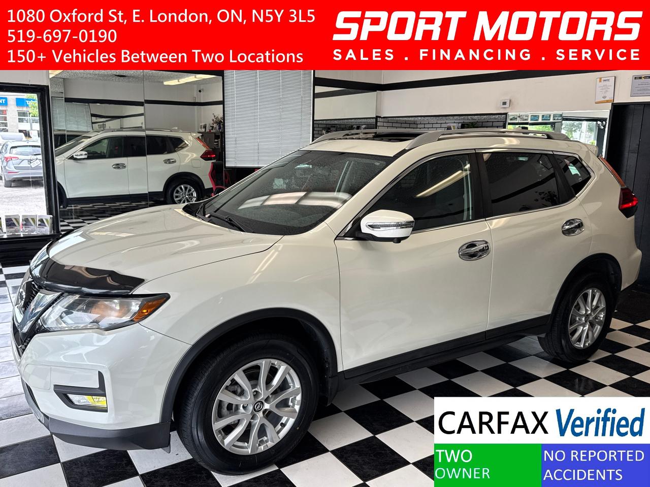 Used 2017 Nissan Rogue AWD SV+New Tires+Brakes+Roof+PWR Gate+CLEAN CARFAX for sale in London, ON