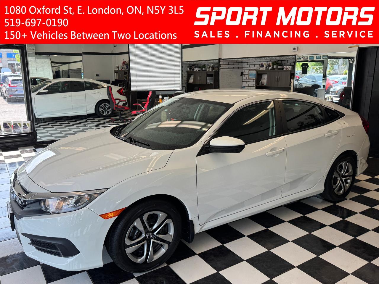 Used 2016 Honda Civic LX+New Tires+Camera+Heated Seats+A/C for sale in London, ON