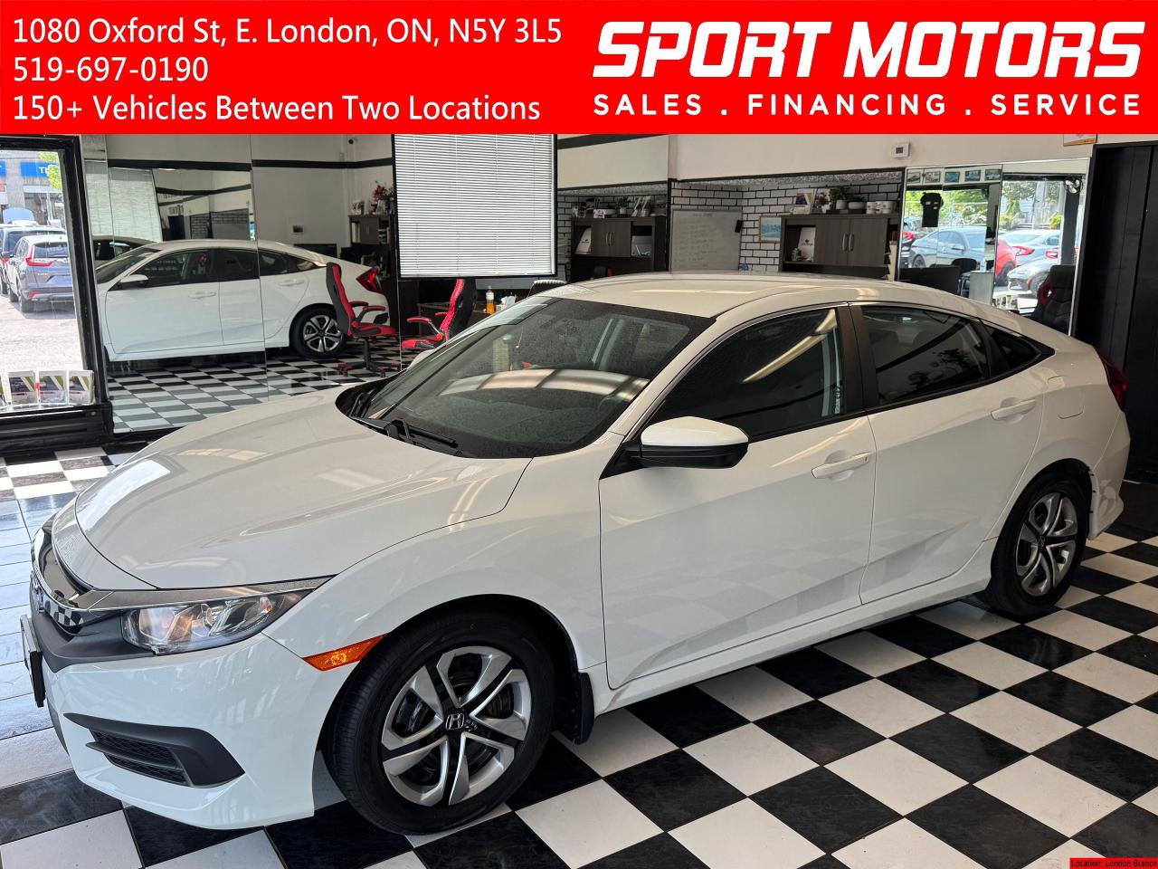 2016 Honda Civic LX+New Tires+Camera+Heated Seats+A/C Photo