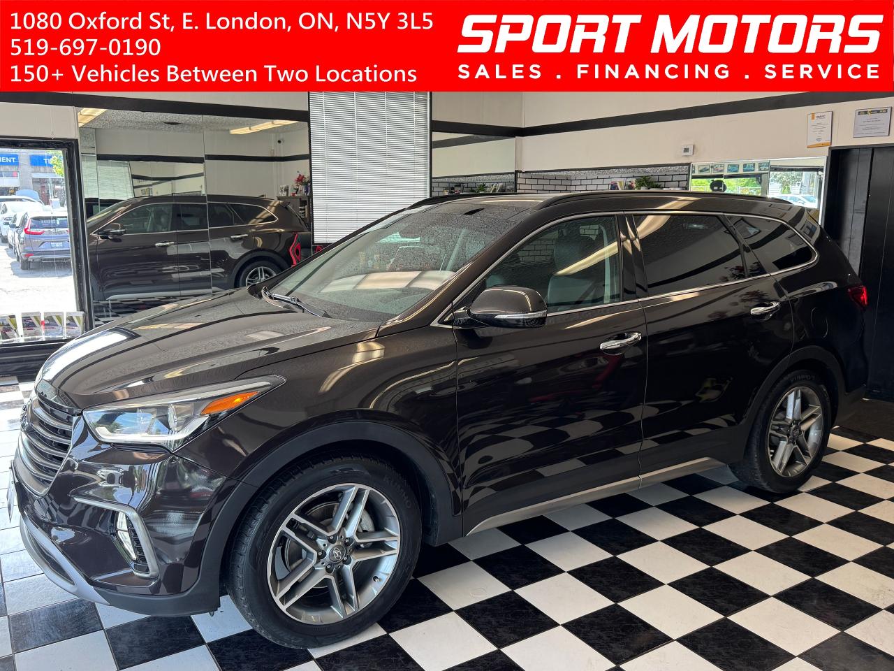 Used 2017 Hyundai Santa Fe XL LIMITED XL AWD 7 Passenger+Cooled Leather+BSM+Roof for sale in London, ON