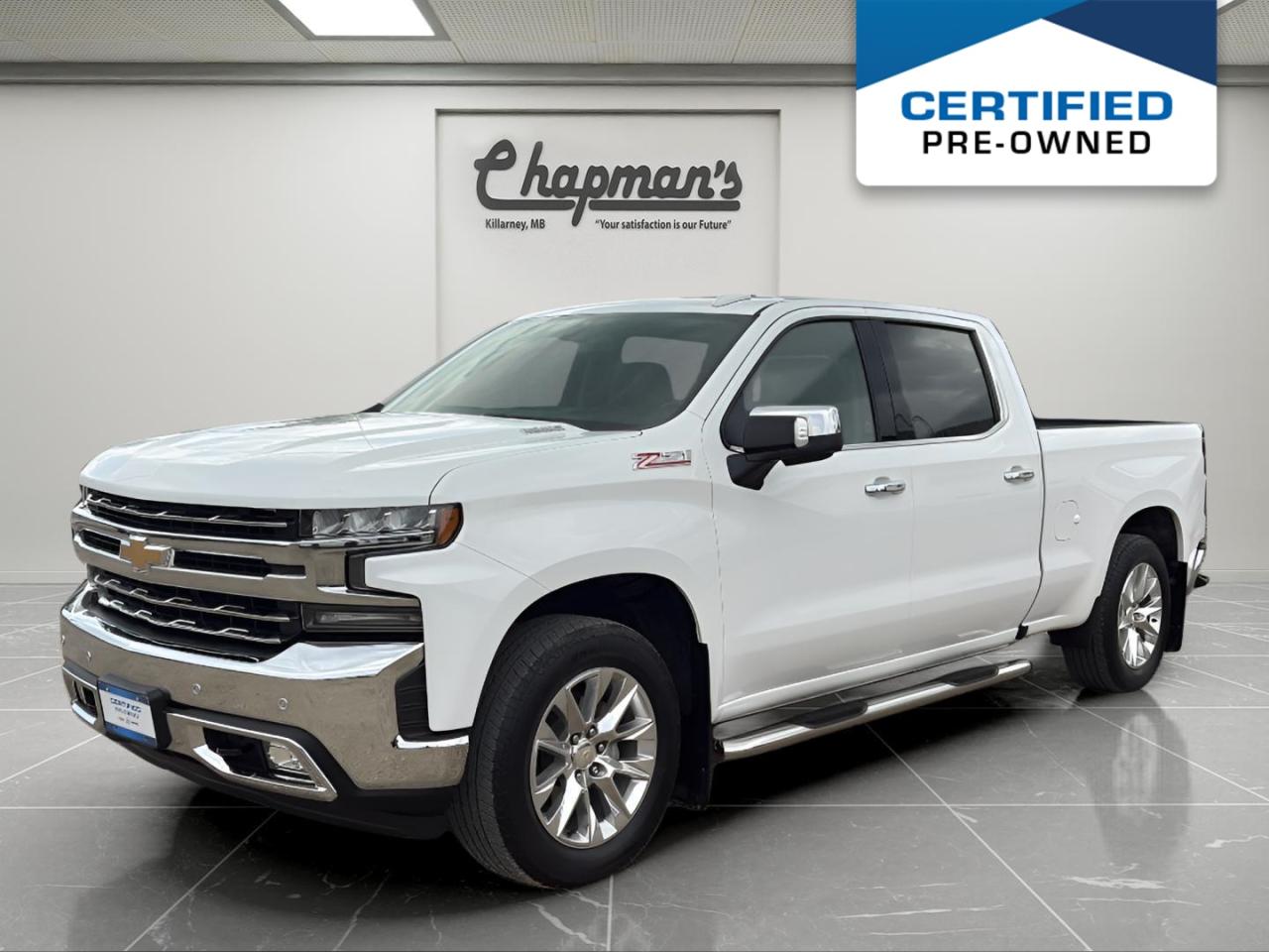 Used 2021 Chevrolet Silverado 1500 LTZ HD Rear Vision Camera, Heated/Ventilated Front Seats, Automatic Heated Steering Wheel for sale in Killarney, MB