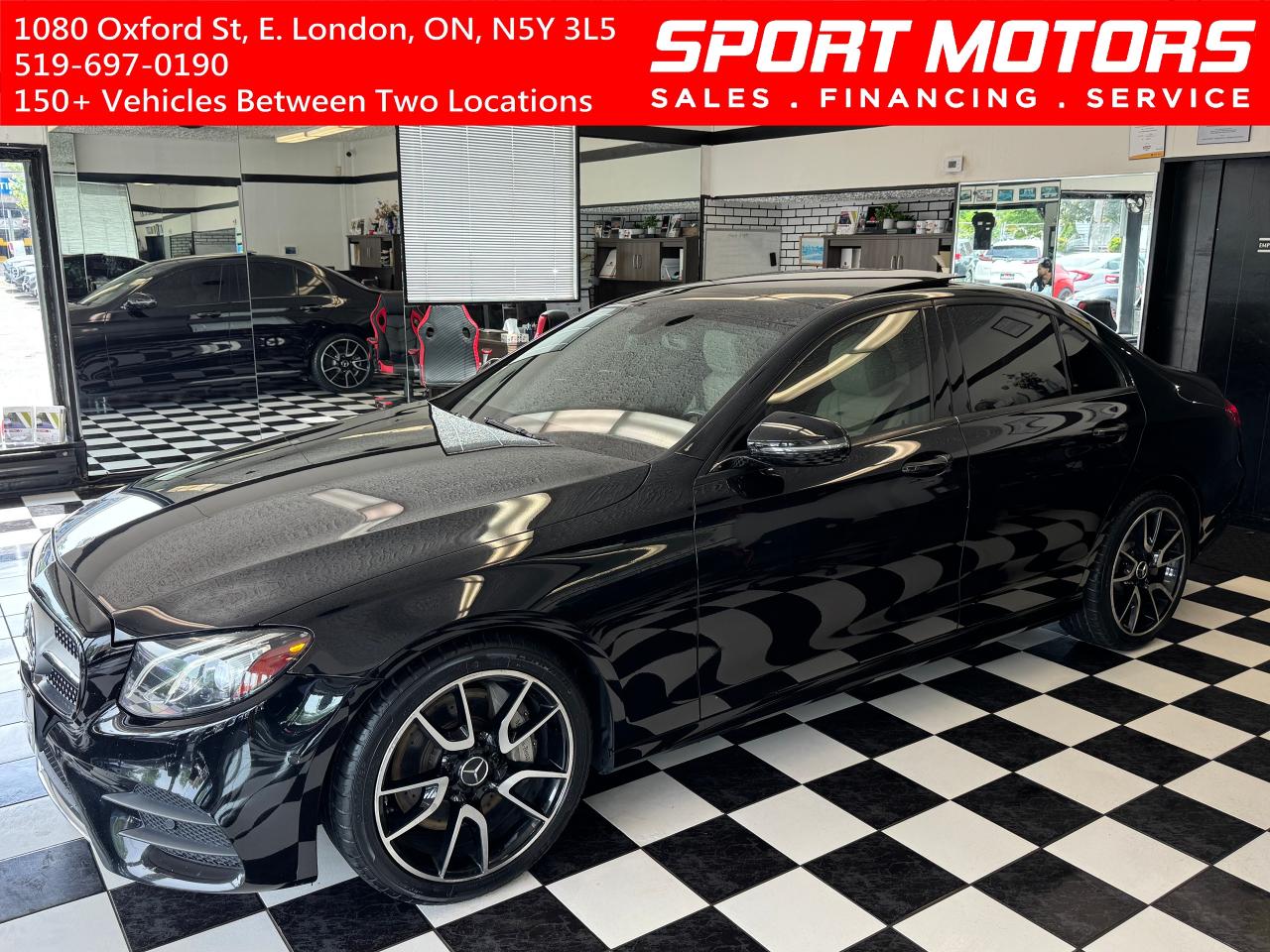 Used 2017 Mercedes-Benz E-Class E400 4MATIC+Roof+GPS+BSM+Power Trunk for sale in London, ON