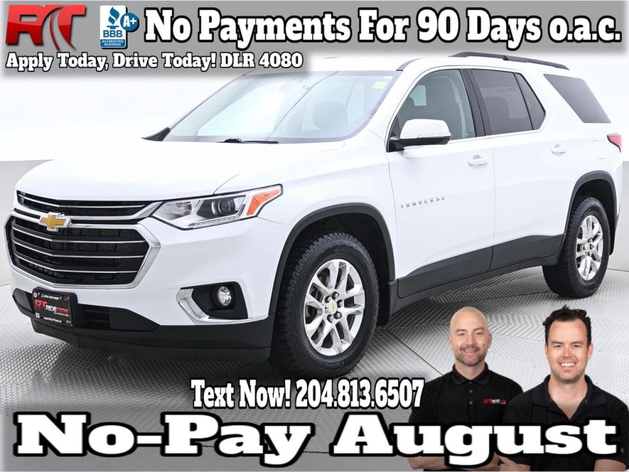 Used 2020 Chevrolet Traverse LT Cloth for sale in Winnipeg, MB