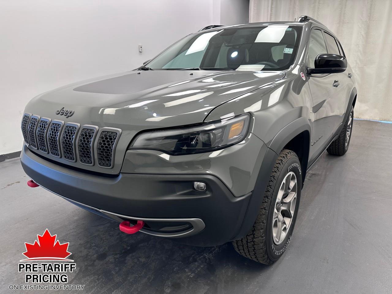 Used 2022 Jeep Cherokee Trailhawk Trail Rated 4x4 - Remote Start - 8.4 Screen - Heated Seats & Steering Wheel - 3.2L V6 for sale in Lethbridge, AB